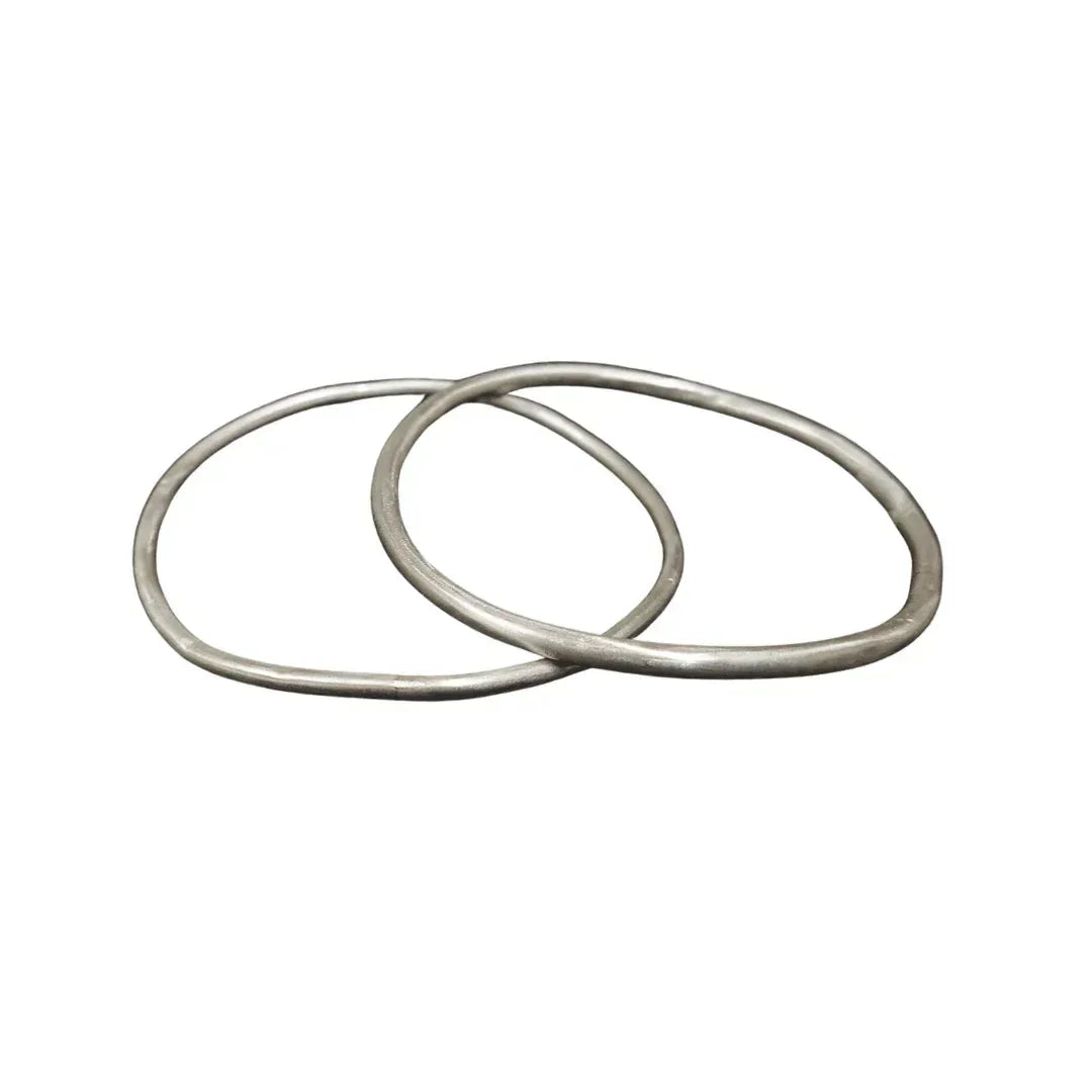 925 Silver Dainty Bangles 2 Options Available - K Jewelry Accessories