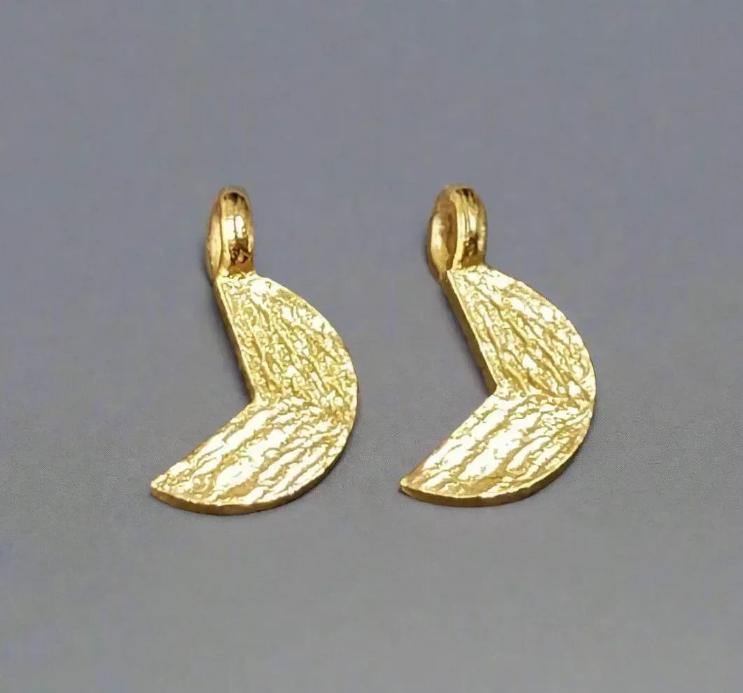 Pac-Man Handmade gold vermeil charms - K Jewelry Accessories
