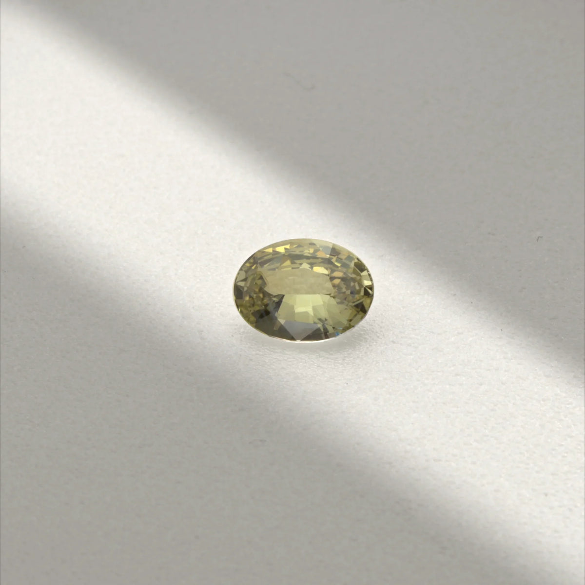 2.0 ct. Natural Yellowish Green Alexandrite OvalShape -#AX2
