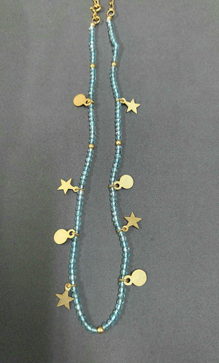 Adjustable Apatite Gold Vermeil Necklace - K Jewelry Accessories