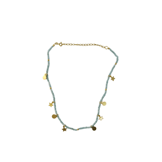 Adjustable Apatite Gold Vermeil Necklace - K Jewelry Accessories