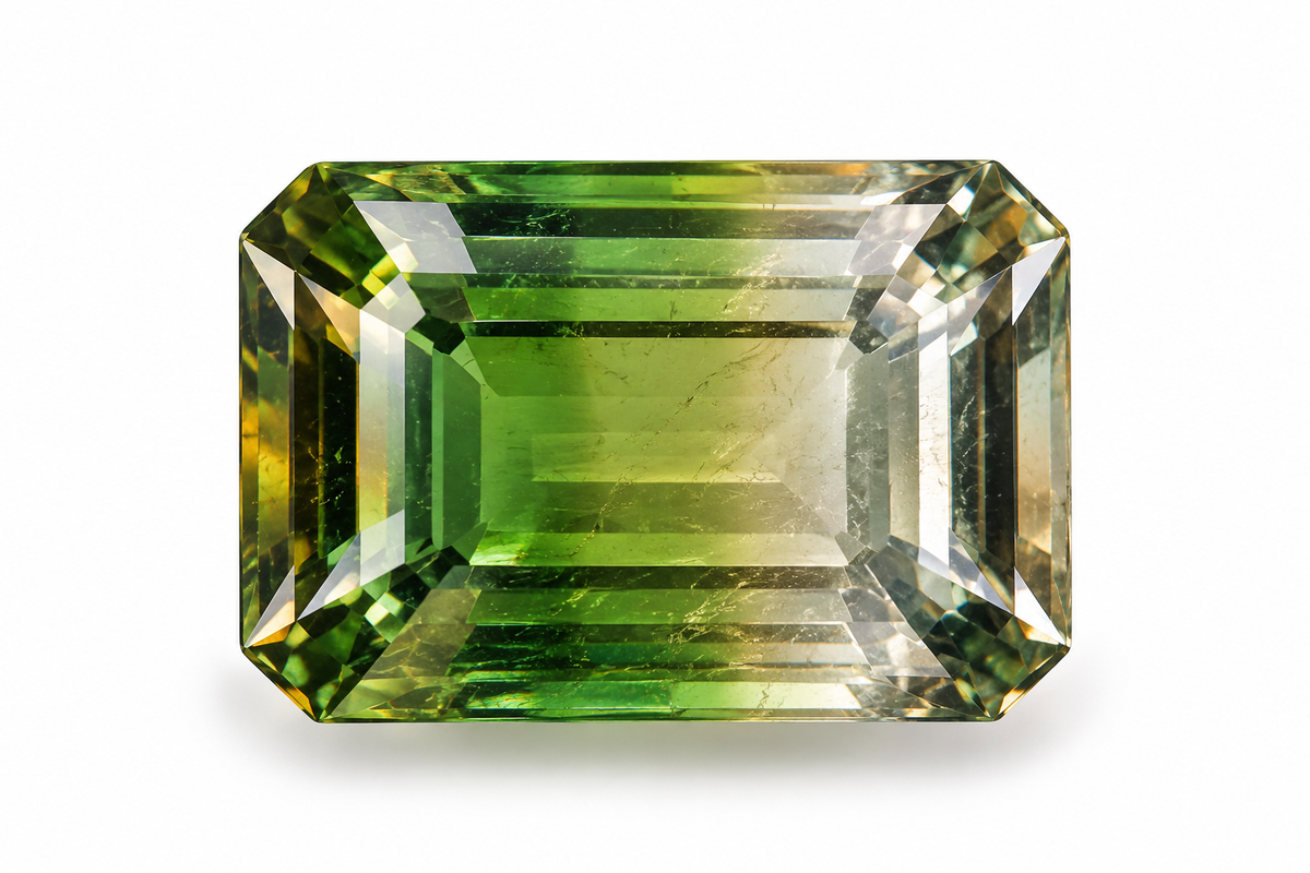 4.31 ct Natural Bi-Color Tourmaline Octagon shape - #TL84