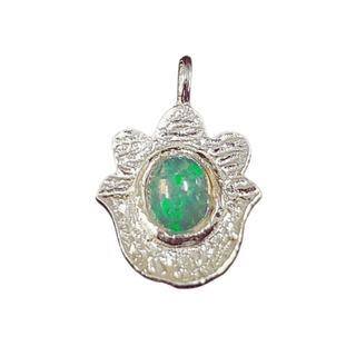 925 Silver Opal Charm - K Jewelry Accessories