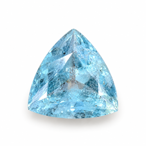 6.10 ct. Natural Blue Aquamarine Trillion Shape - #AQ7