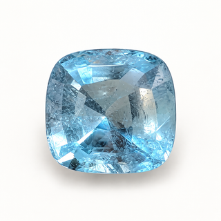 4.66 ct. Natural Blue Aquamarine Cushion Shape - #AQ111