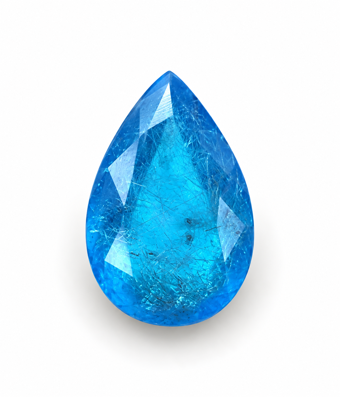 11.51 ct Natural Neon Apatite Pear shape - #AP37