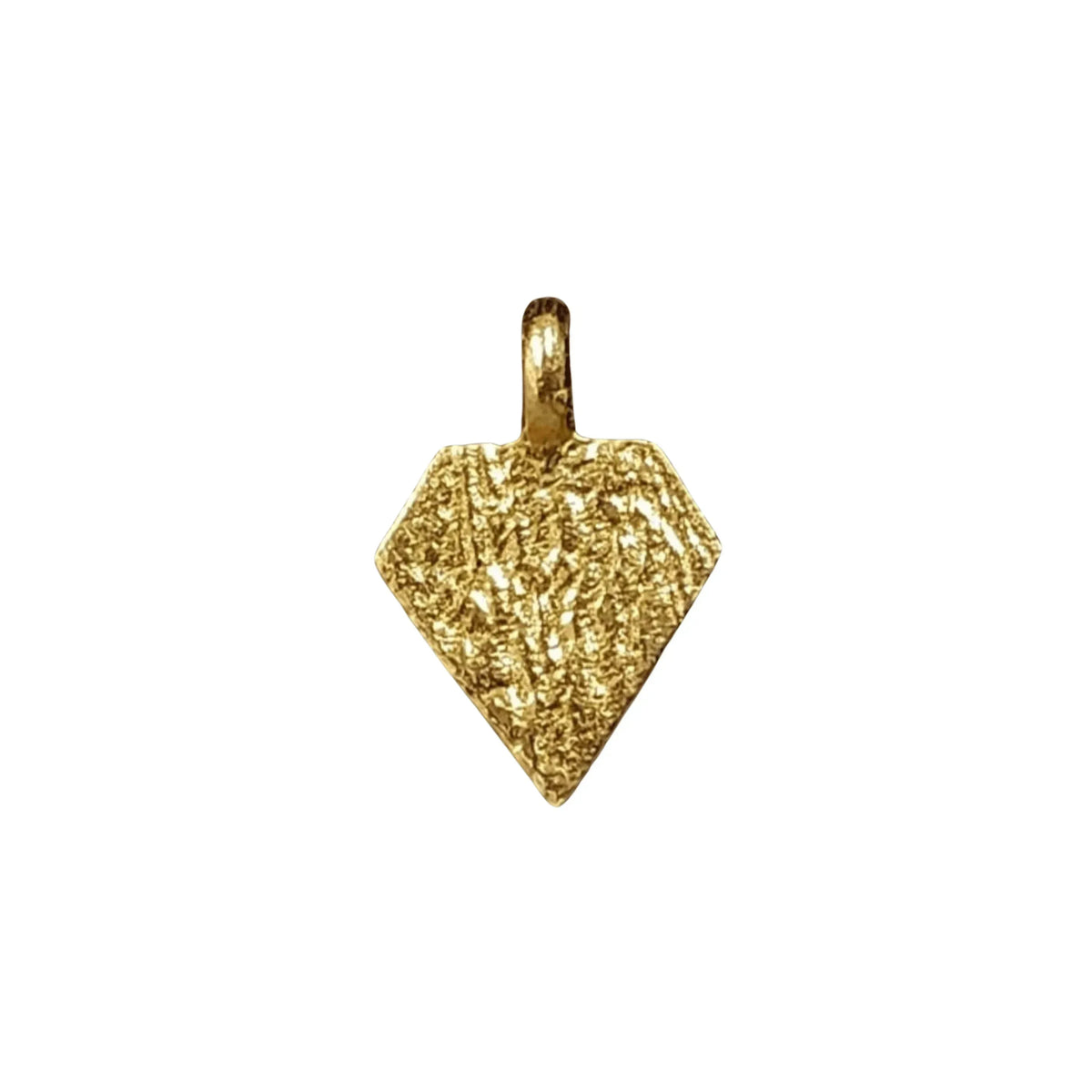 925 Gold Vermeil Charms Diamond Shape - K Jewelry Accessories