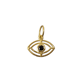 14k Gold Evil Eye Diamond Pendant For Women - K Jewelry Accessories