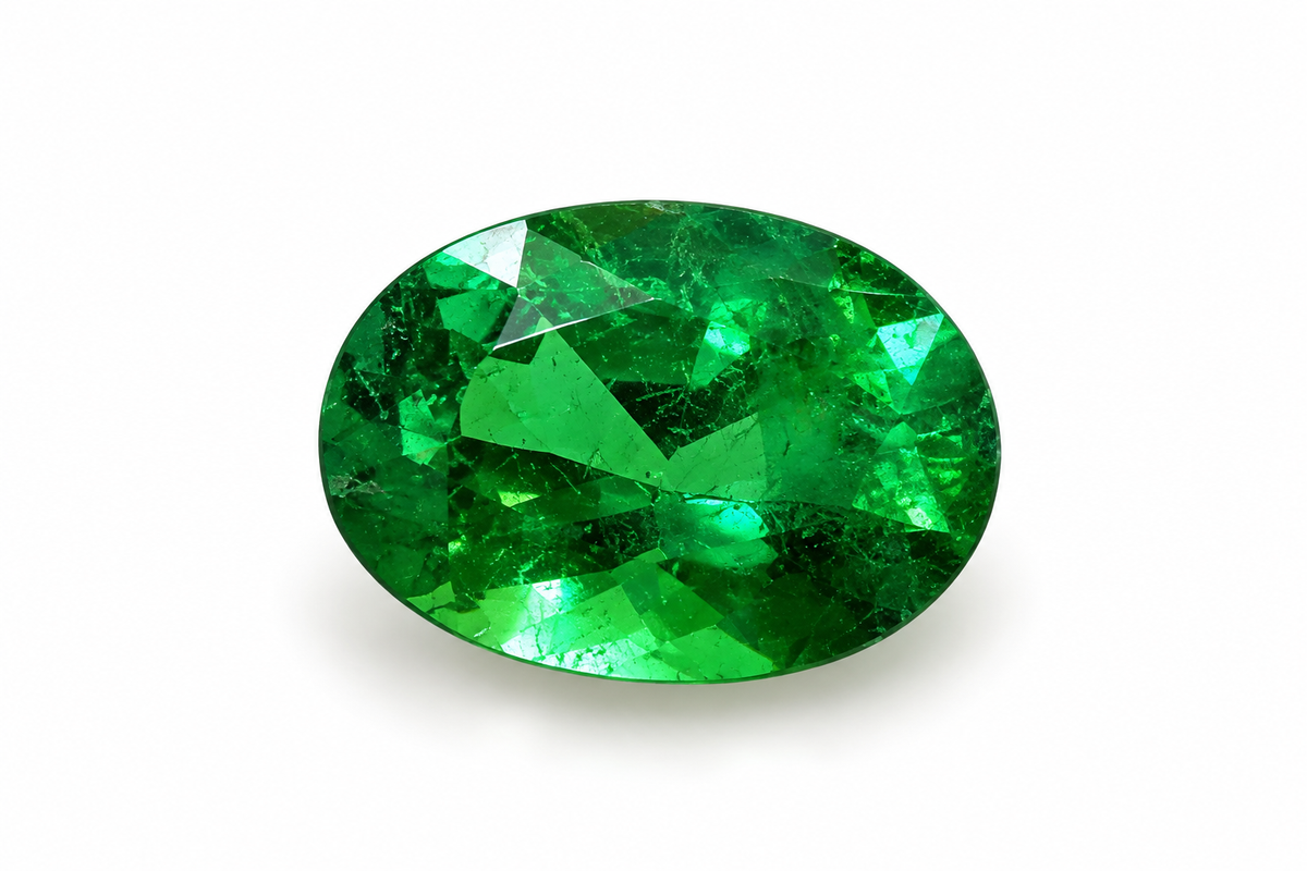 1.20 ct Natural Green Tsavorite Oval shape - #TS26