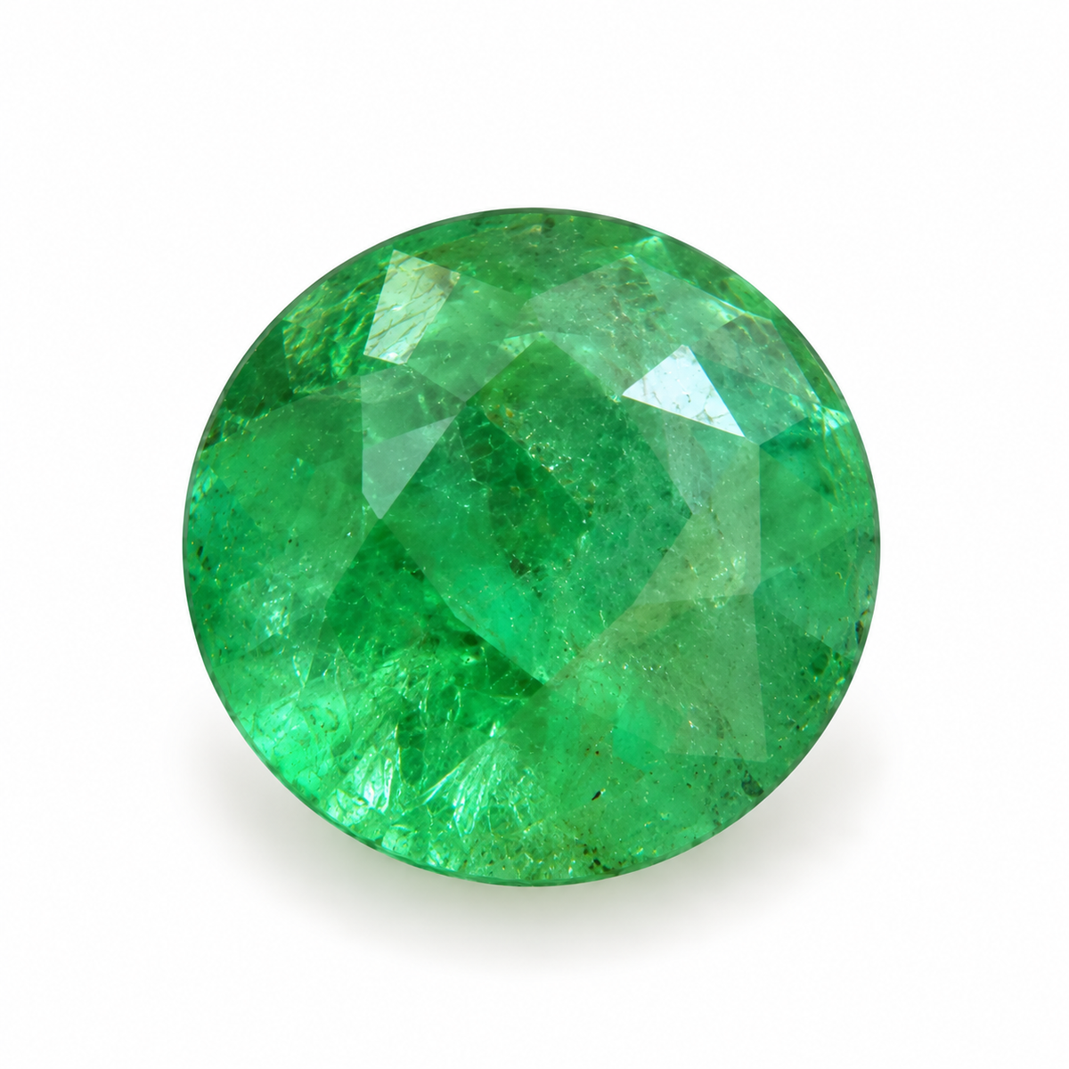 3.81 ct Natural Green Tsavorite Round shape - #TS16