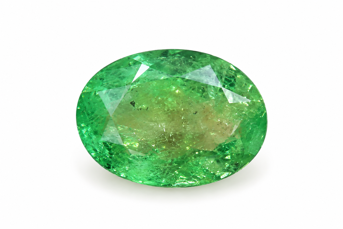 4.17 ct Natural Green Tsavorite Oval shape - #TS22