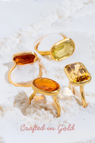 Gold_Rings_Studded_With_Natural_Stones_-_K_Jewelry_Accessories - K Jewelry Accessories