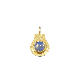 Gold Vermeil Ethiopian Opal Pot Charm Pendant - K Jewelry Accessories