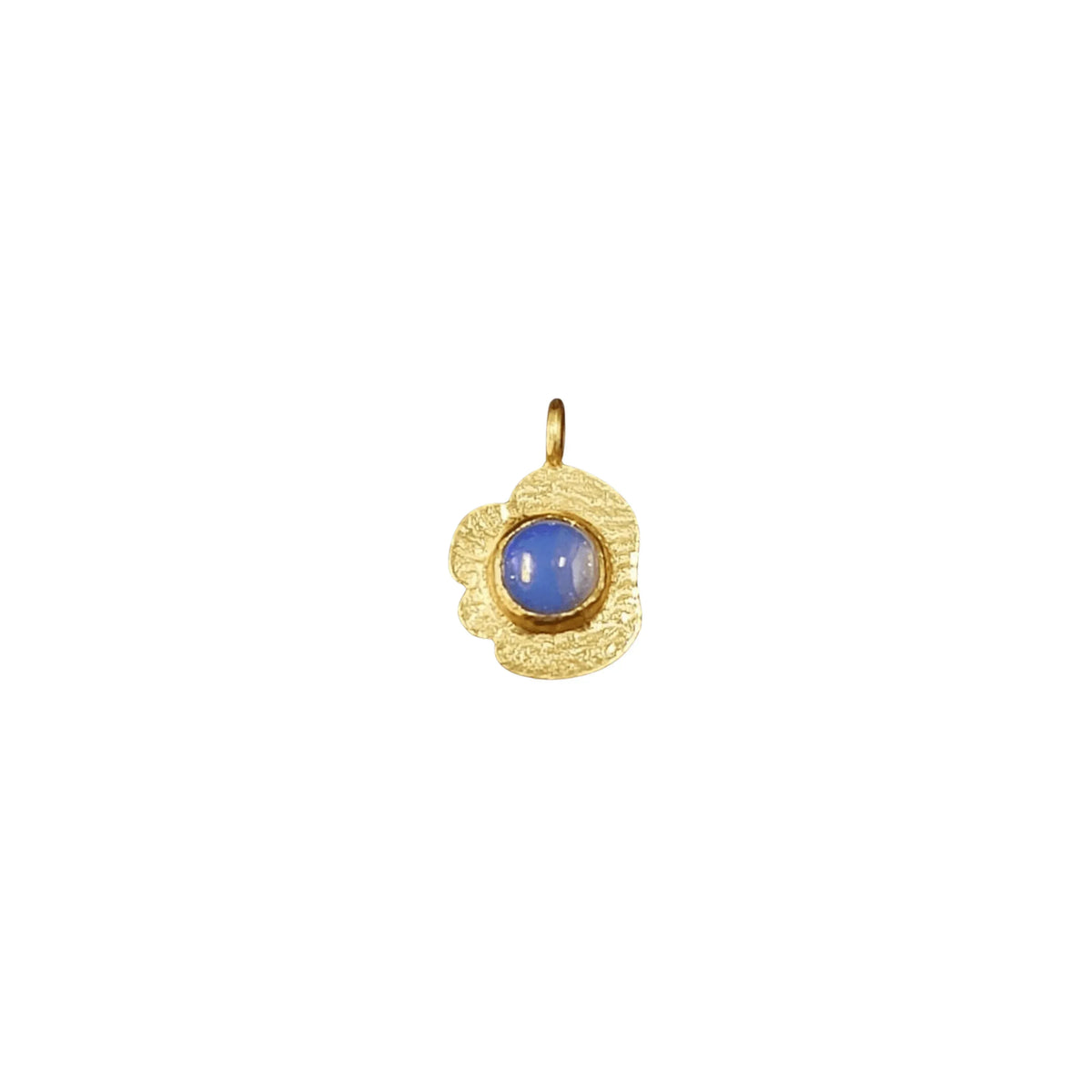 Gold Vermeil Ethiopian Opal Unshaped Charm Pendant - K Jewelry Accessories