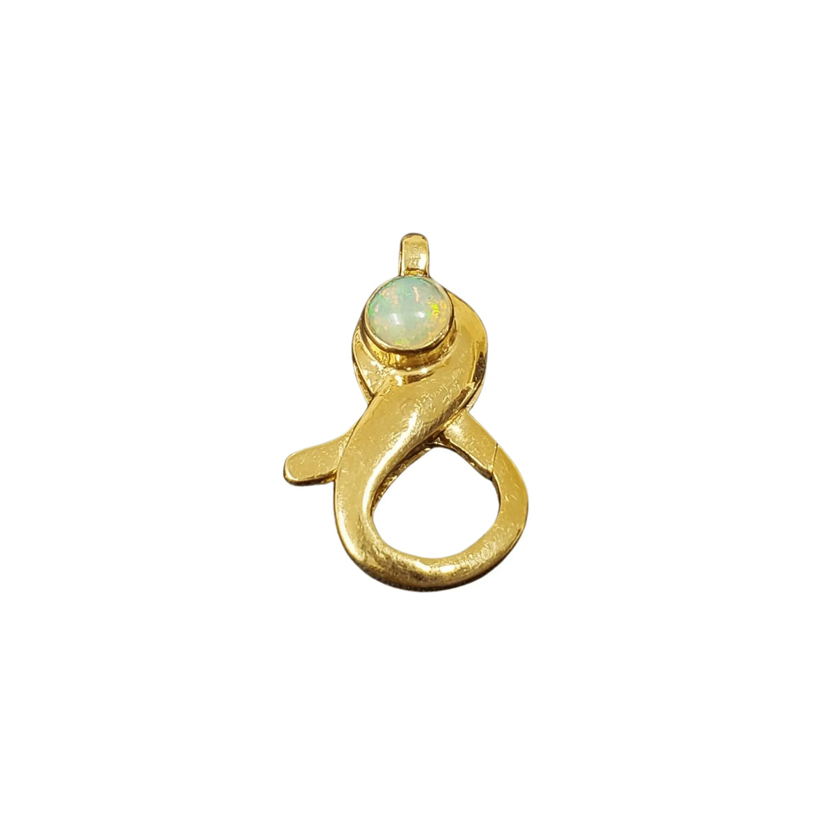 Handmade Gold Vermeil Ethiopian Opal Lobster Clasps - K Jewelry Accessories