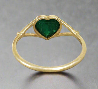 Cabochon 18k Gold Zambian Emerald Ring - K Jewelry Accessories