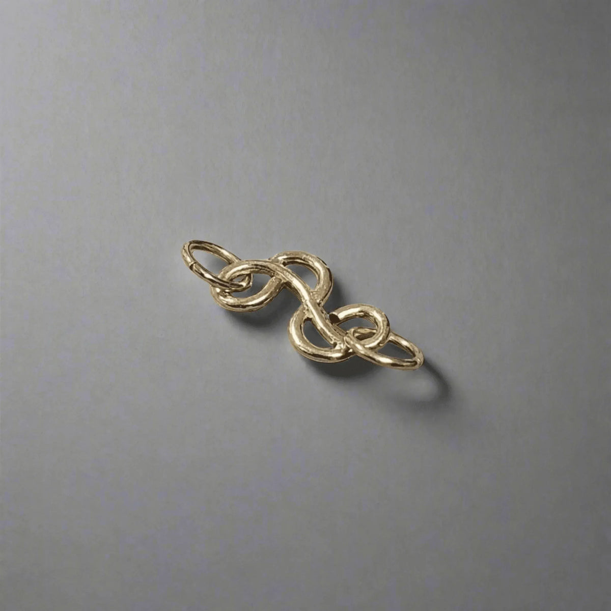 Gold 14k Designer clasp Music Note Shape Connector - K Jewelry Accessories