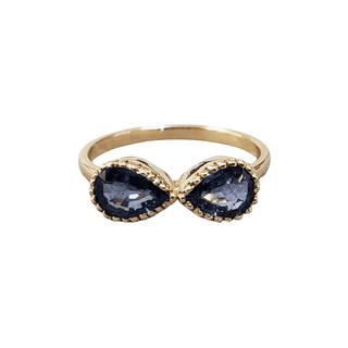 Handmade 14k Statement Blue Sapphire Ring Gold - K Jewelry Accessories