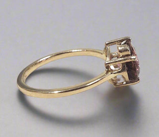 Natural Pink Tourmaline 14k Gold Ring For Women - K Jewelry Accessories