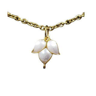 Gold Freshwater Pearl Pendant Floral Pearls, Gold Jewelry - K Jewelry Accessories