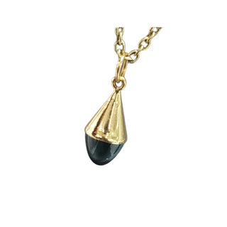 18k Gold London Blue Topaz Pendant Bell Cap - K Jewelry Accessories