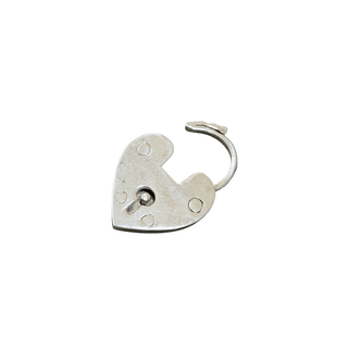 26 mm 925 Sterling Silver Heart Padlock Clasp - K Jewelry Accessories