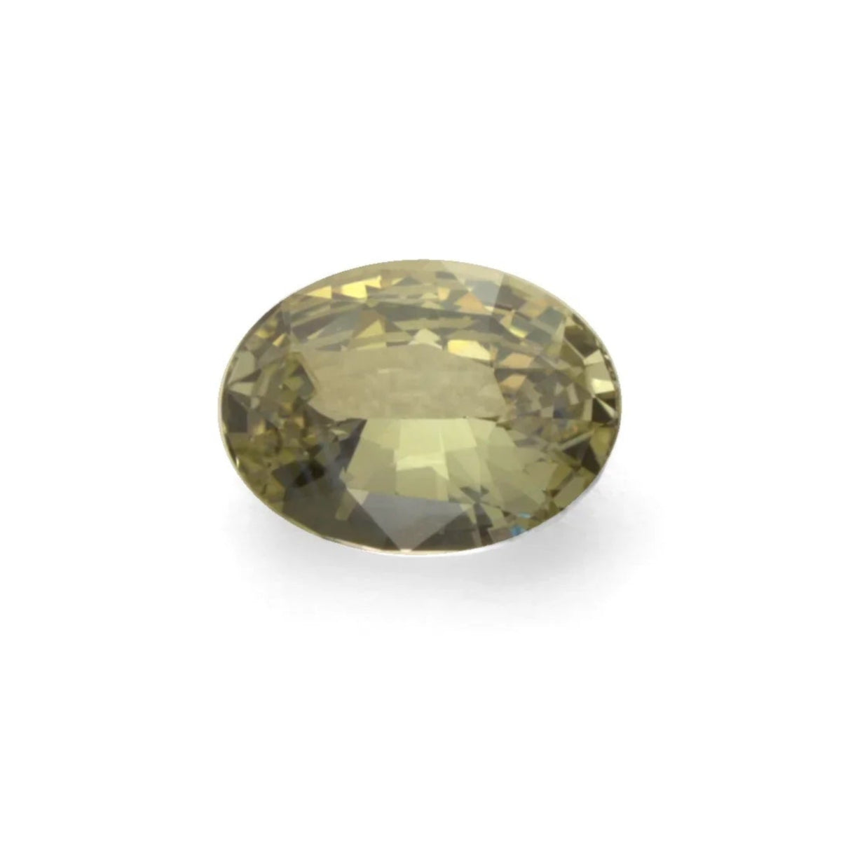 2.0 ct. Natural Yellowish Green Alexandrite OvalShape -#AX2