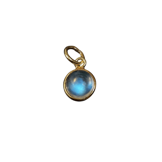 14k Gold Rainbow moonstone Pendant - K Jewelry Accessories