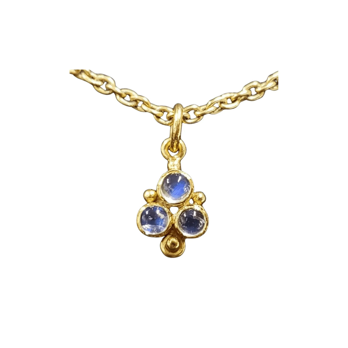 925 Gold Vermeil Rainbow Moonstone Pendant Findings - K Jewelry Accessories