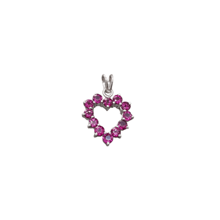 925 Silver Rhodolite Garnet Pendant - K Jewelry Accessories