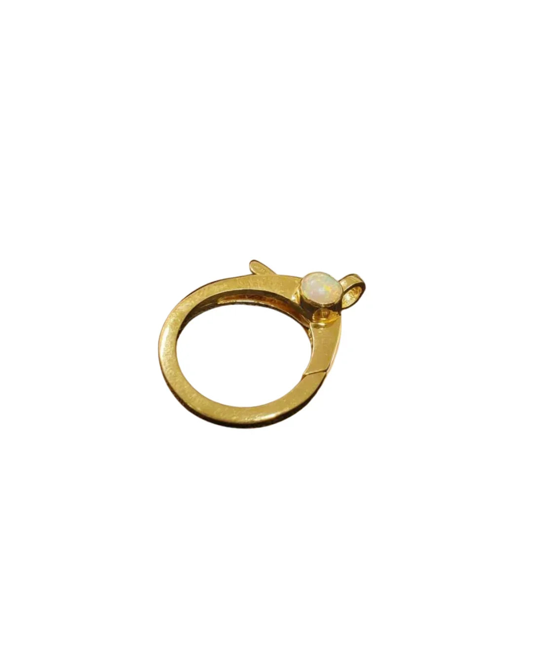 Gold Vermeil Opal Lobster Clasp: Sterling Silver Necklace Connector