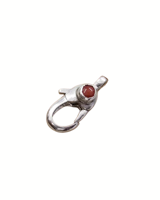 25 x 19 mm 925 Sterling Silber Türkis Karabinerverschluss