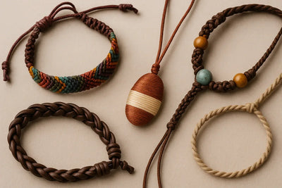 cord & thread work in jewelry 