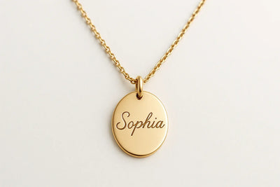 custom name engraving pendant 