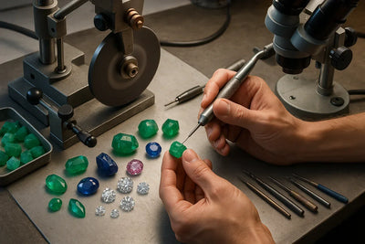gemstone cutting and drilling 