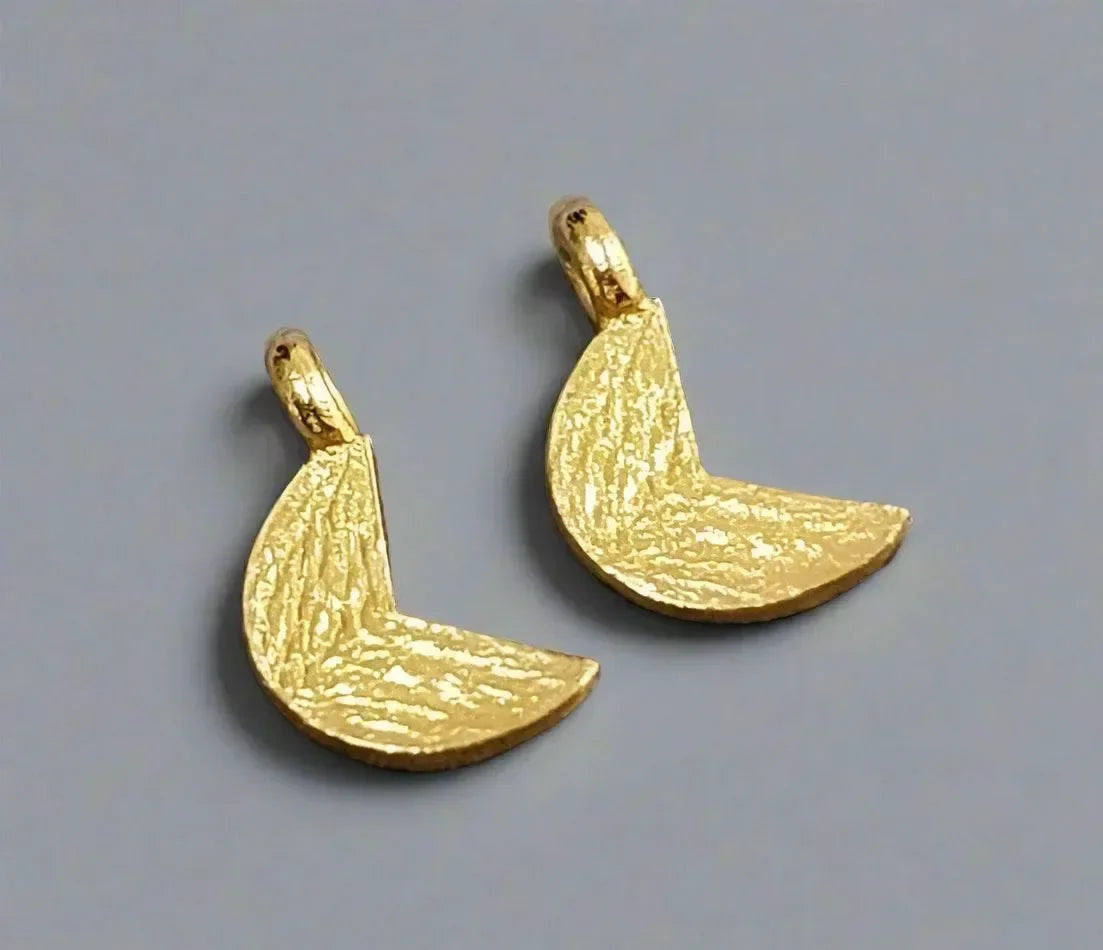 Pac-Man Handmade gold vermeil charms - K Jewelry Accessories