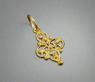 18k Gold Diamond Pendant ,Gold Diamond For Women Pendant - K Jewelry Accessories
