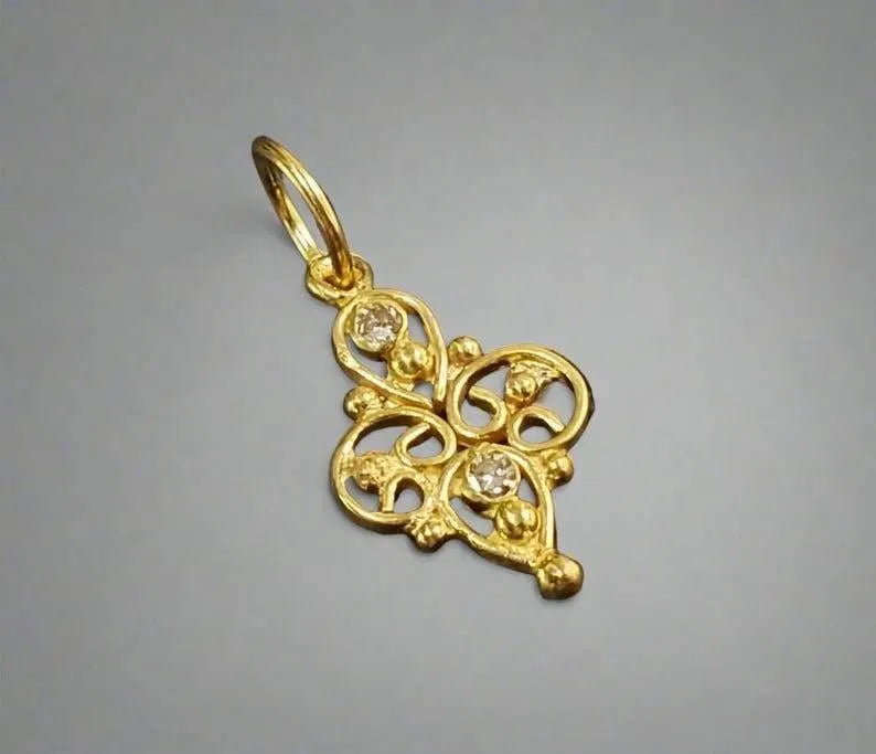 18k Gold Diamond Pendant ,Gold Diamond For Women Pendant - K Jewelry Accessories