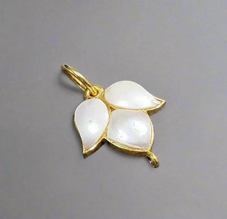 Gold Freshwater Pearl Pendant Floral Pearls, Gold Jewelry - K Jewelry Accessories