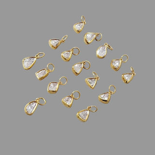 Diamond Polki Gold Pendant | Handmade Uncut Diamond Necklace - K Jewelry Accessories