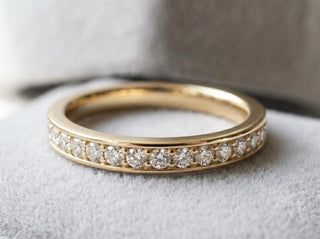 14k Gold Diamond Eternity Band | Wedding Ring