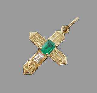 Pendentif coeur saphir jaune en or 14 carats