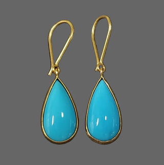 Arizona Turquoise Teardrop Earrings - K Jewelry Accessories