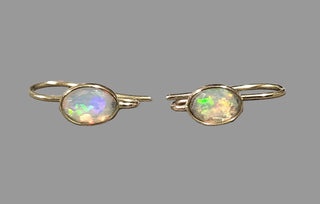 ethiopian opal earring - K Jewelry Accessories