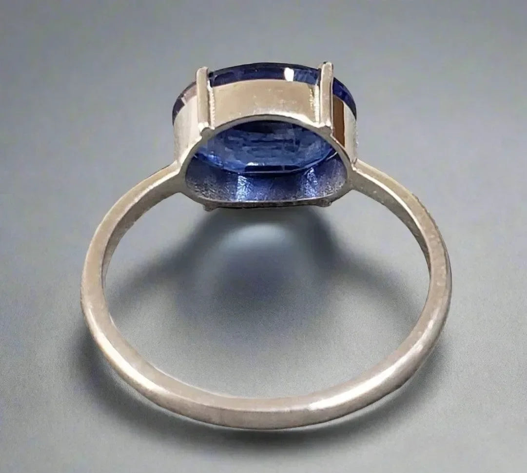 Dainty Oval 14k Kyanite Gold Ring - K Jewelry Accessories