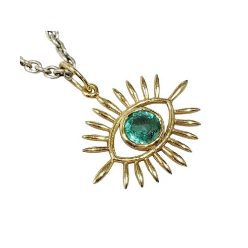 18k Gold Diamant Anhänger