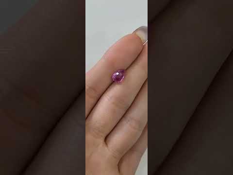 1.66 ct. Natural Pink Sapphire Pear Shape -#PS35
