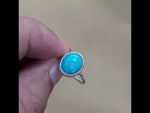 925 Silver Natural Turquoise Ring