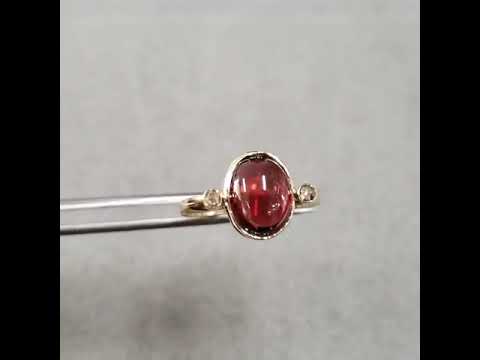 Oval Cabochon Stackable Ring #kjewelryaccessories #jewelry #gemstone #gift #love #youtubeshorts