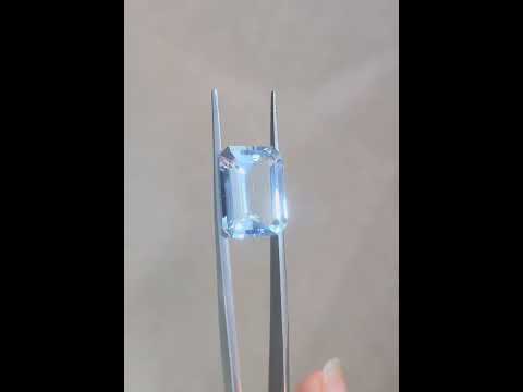 9.07 ct. Natural Blue Aquamarine Octagon Shape - #AQ114